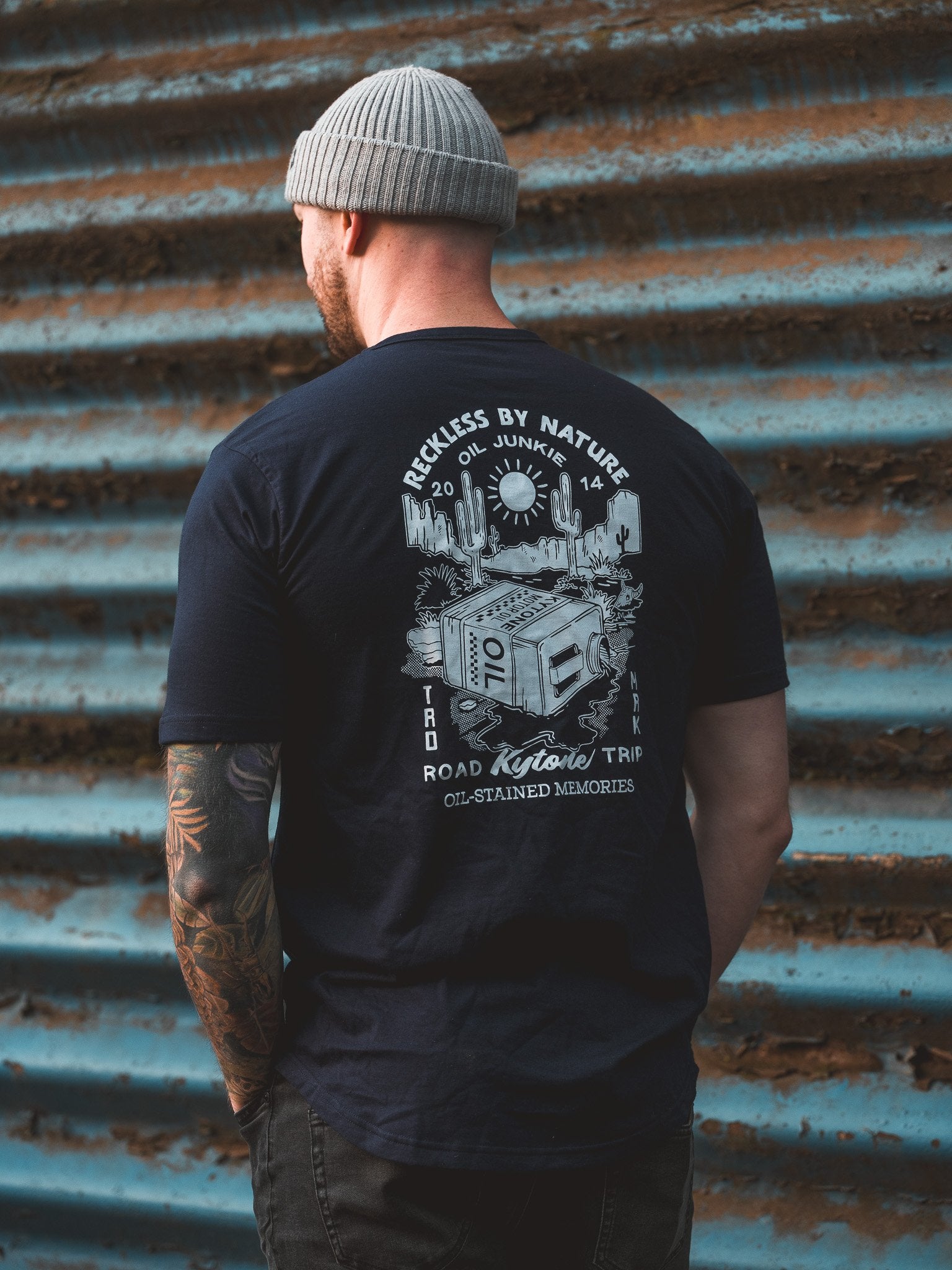 Oil Junkie in Navy - Kytone
