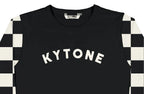 Kytone Checker Raglan Long sleeve - available at Veloce Club