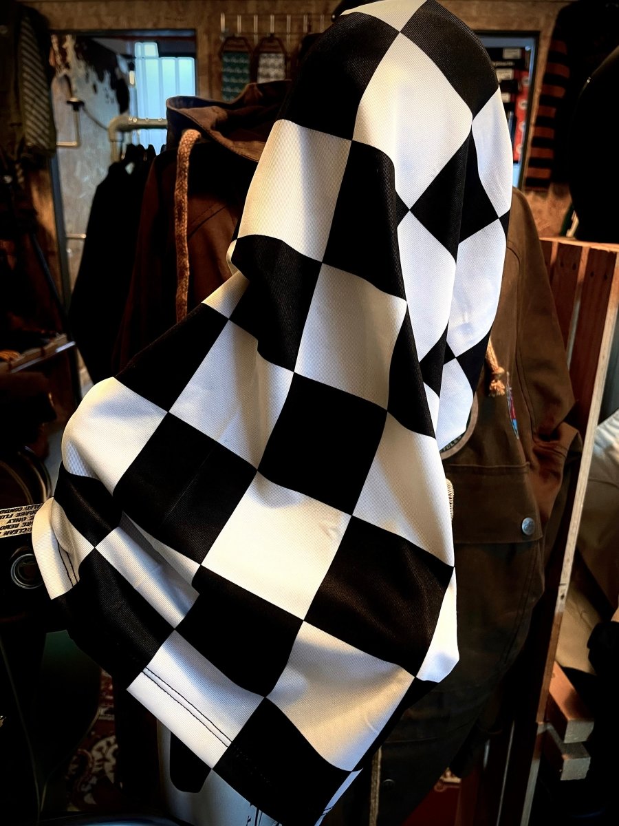 Kytone Checkers Neck tube in Black and White