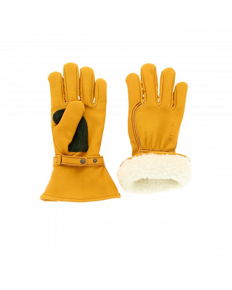 Double CE Motorcycle Gloves in Camel - Kytone