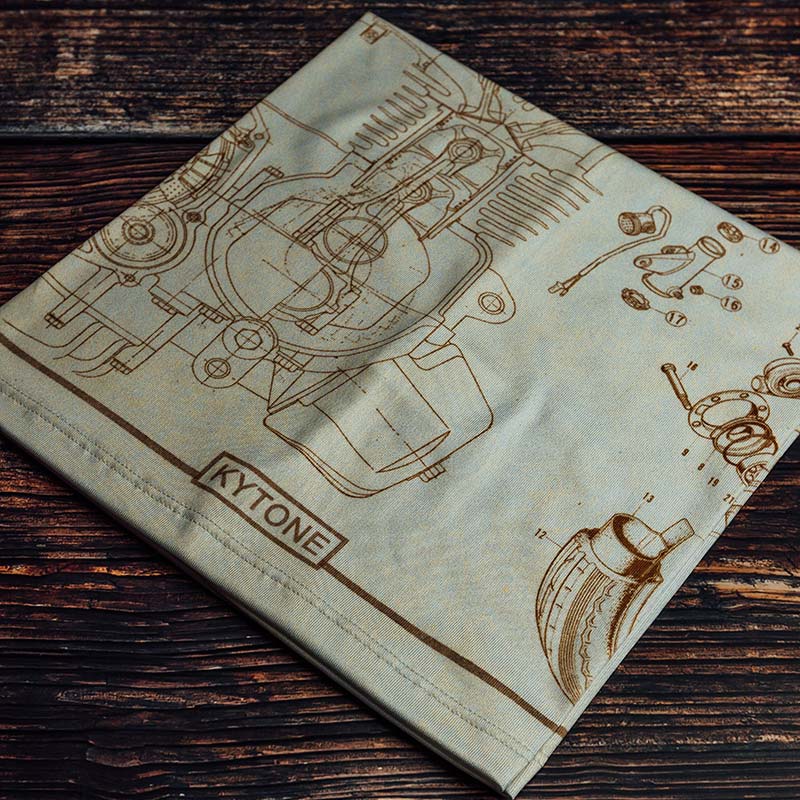 Kytone Moto Neck tube in white 