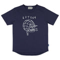 Kytone Outline T-shirt in Blue 