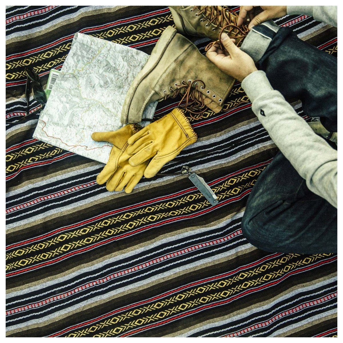 Kytone Pot'cho poncho in green