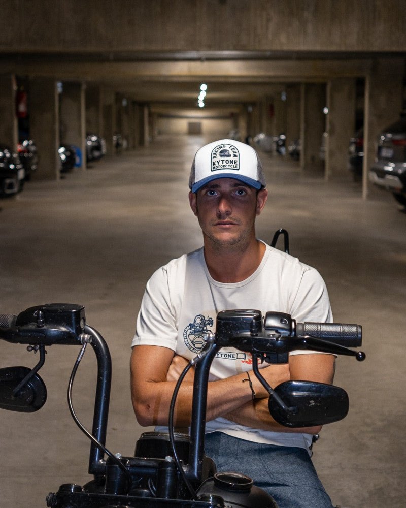 Kytone Racing Team cap in white/blue 