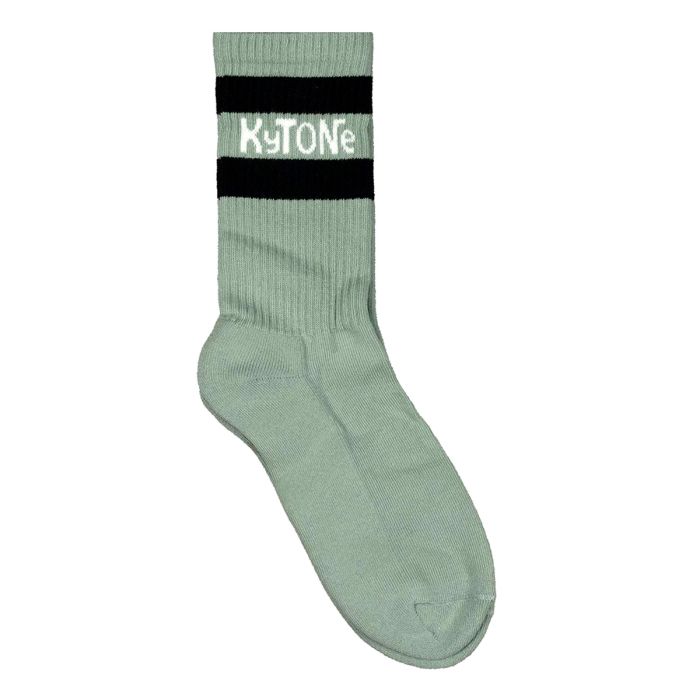 Kytone Stamp Socks in Green