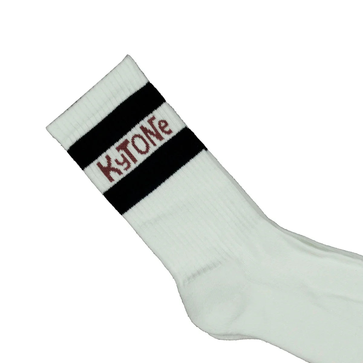 Kytone Stamp Socks in White